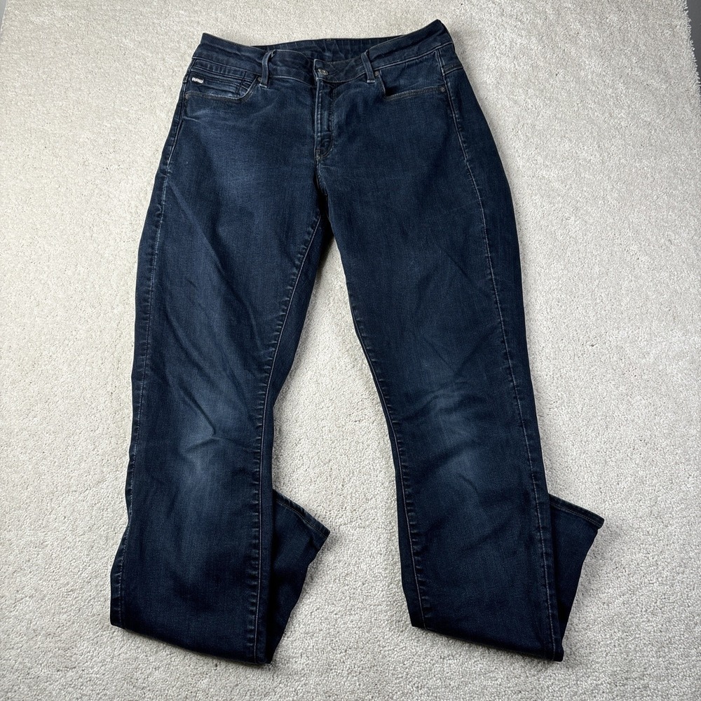 G Star Raw Jeans Women's 33x34 Shape High Super Skinny Denim Pockets‎ Sculpting